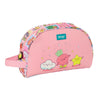 Neceser rosa Comic Mr. Wonderful con personajes ilustrados