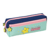 Portatodo triple Estrella Mr. Wonderful en azul, rosa y verde menta