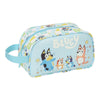 Neceser SAFTA Ready Bluey azul con personajes y asa lateral