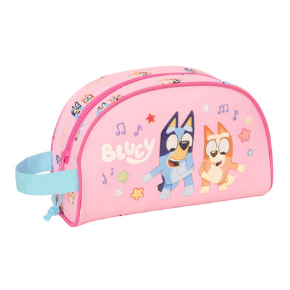 Neceser rosa Dance Bluey con Bluey y Bingo