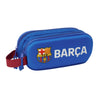 Portatodo 3D doble azul del F.C. Barcelona con dos cremalleras