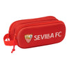 Portatodo doble rojo Sevilla FC SAFTA con dos compartimentos