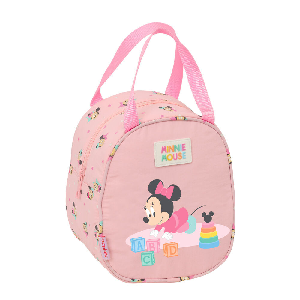Bolsa portameriendas térmica rosa Baby Minnie Disney
