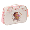 Cartera extraescolar Capibara SAFTA rosa con bandolera ajustable