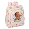 Mochila escolar Capibara SAFTA rosa de 38 cm