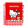 Cuaderno A6 rojo de Hello Kitty con tapas duras y separadores