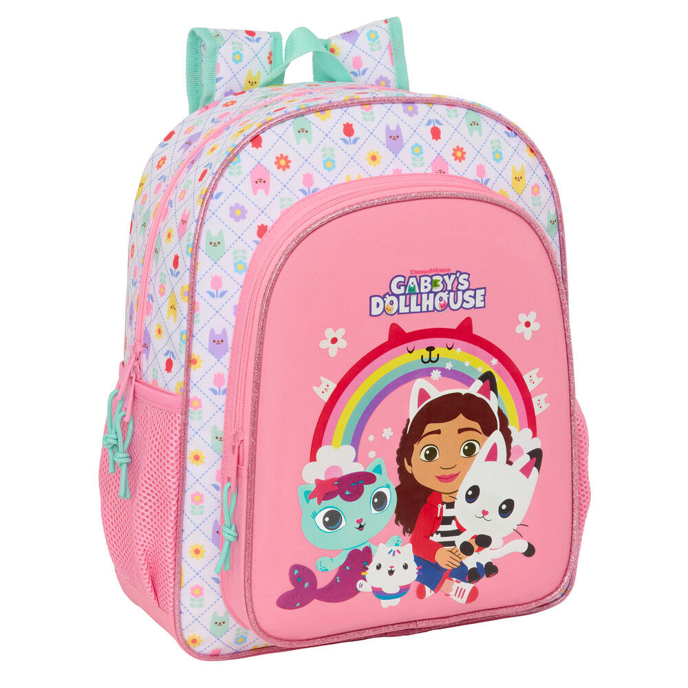 Mochila rosa de Gabby's Dollhouse con Gabby y sus gatos