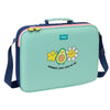 Cartera bandolera verde agua Mr. Wonderful con estrella, aguacate y flor