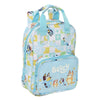 Mochila escolar SAFTA Ready Bluey de 28 cm con bolsillo frontal