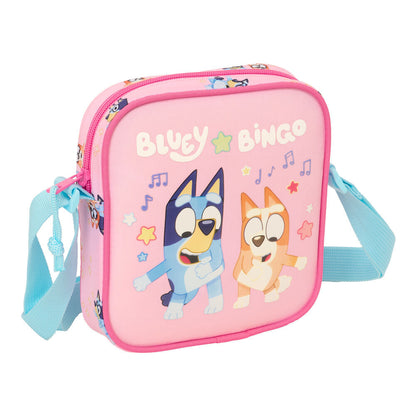 Bandolera rosa Bluey Dance con Bluey y Bingo