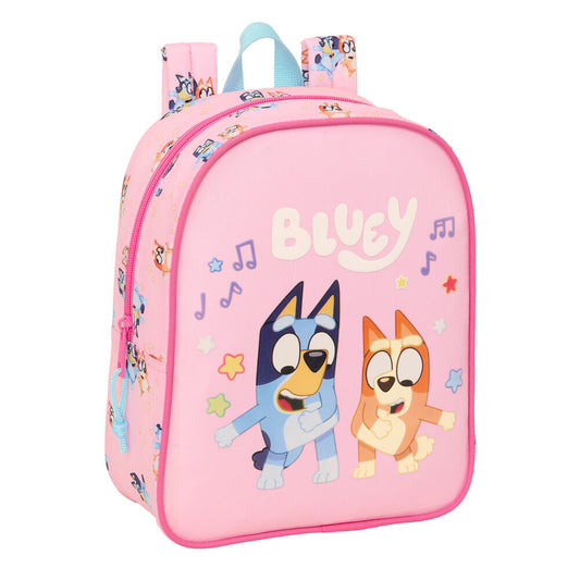 Mochila rosa Dance de Bluey con Bluey y Bingo