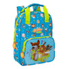 Mochila azul de La Granja de Zenón con bolsillo frontal