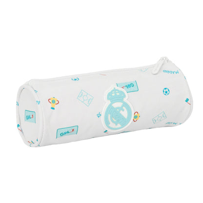 Portatodo tubular blanco Baby Real Madrid con osito - 2