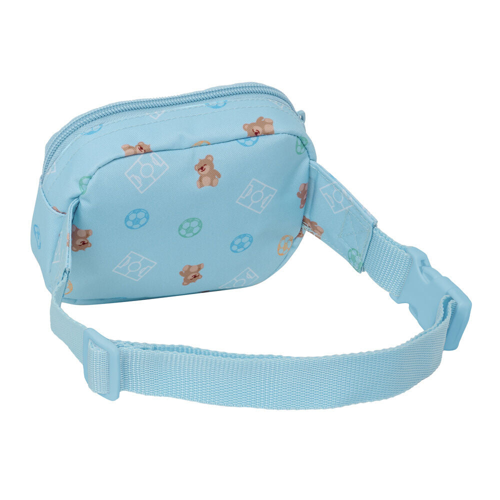 Riñonera azul Baby Real Madrid SAFTA con osito y escudo - 2