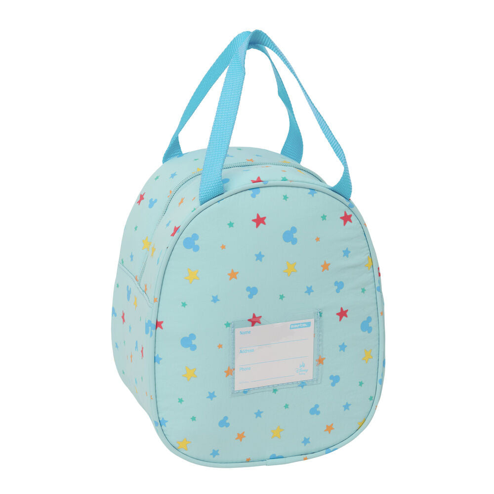 Bolsa portameriendas térmica azul Baby Mickey con estampado de estrellas - 2