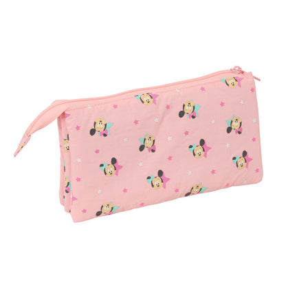 Portatodo triple rosa Baby Minnie Disney SAFTA - 2