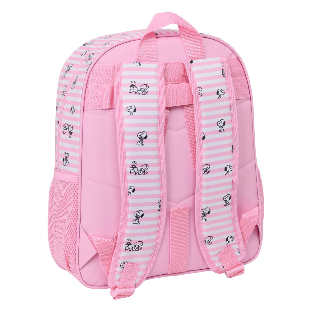 Mochila rosa de Snoopy SAFTA de 38 cm - 2