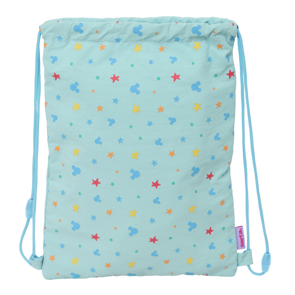 Saco azul claro Baby Mickey de Disney con cordones - 2