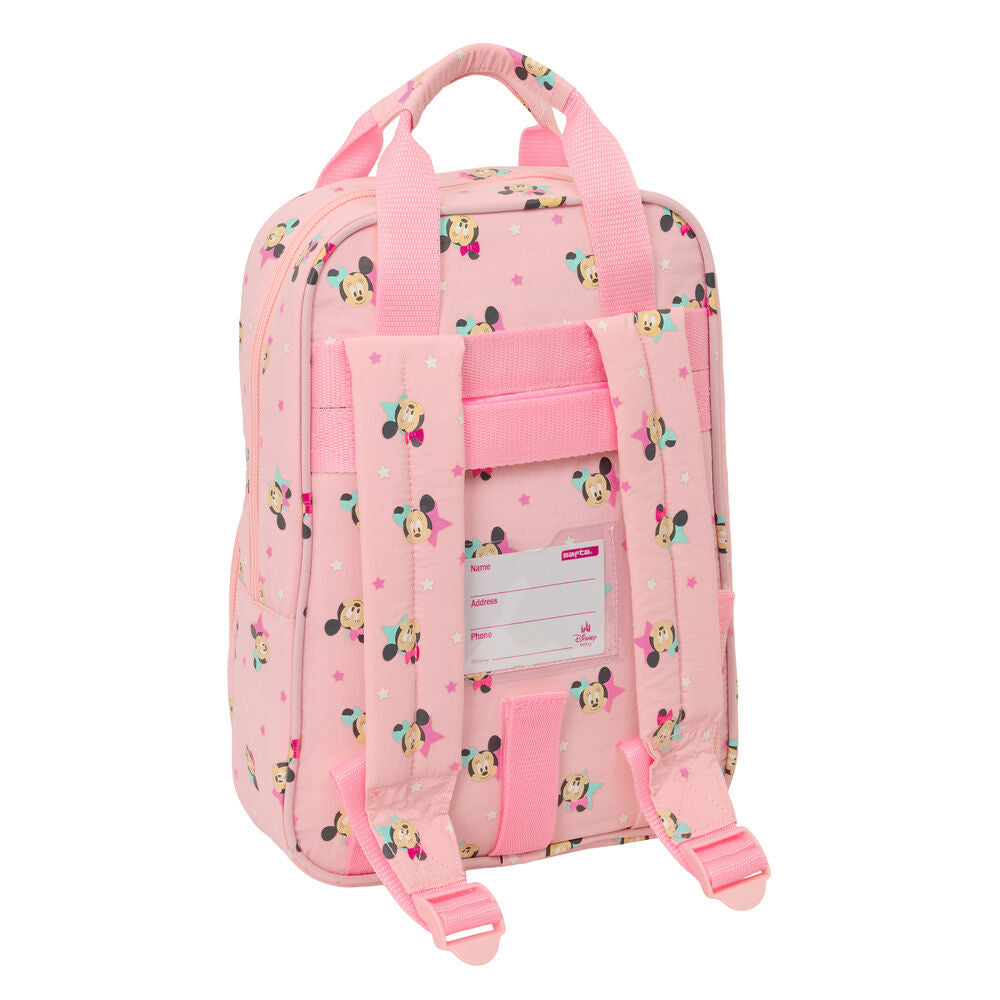 Mochila rosa Baby Minnie Disney con bolsillo frontal - 2