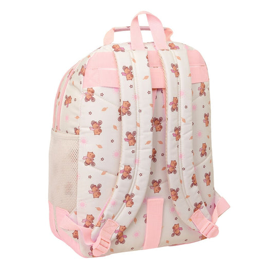Mochila SAFTA Capibara rosa con estampado de capibaras - 2