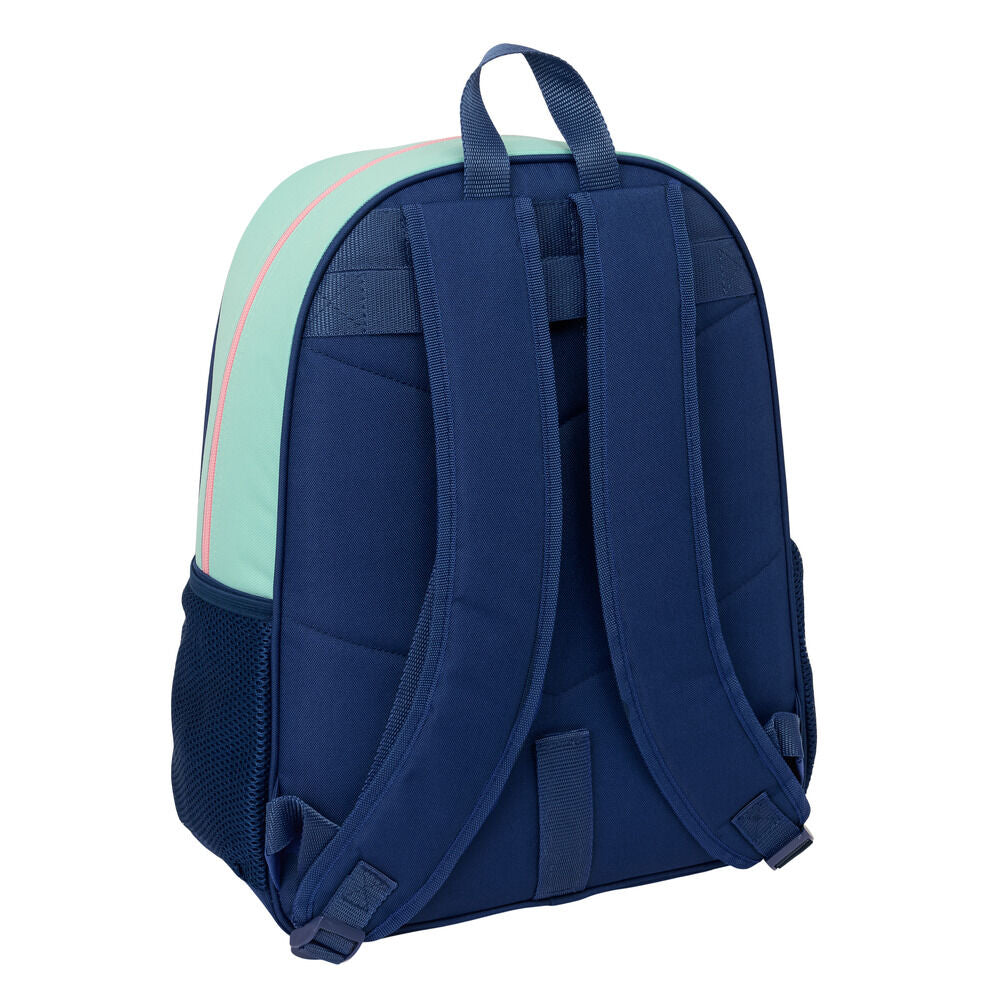 Mochila Estrella Mr. Wonderful azul y verde agua de 42 cm - 2