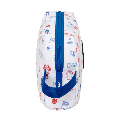 Portadesayunos térmico Baby F.C. Barcelona blanco con escudo y asa lateral - 3
