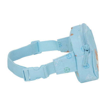 Riñonera azul Baby Real Madrid SAFTA con osito y escudo - 3