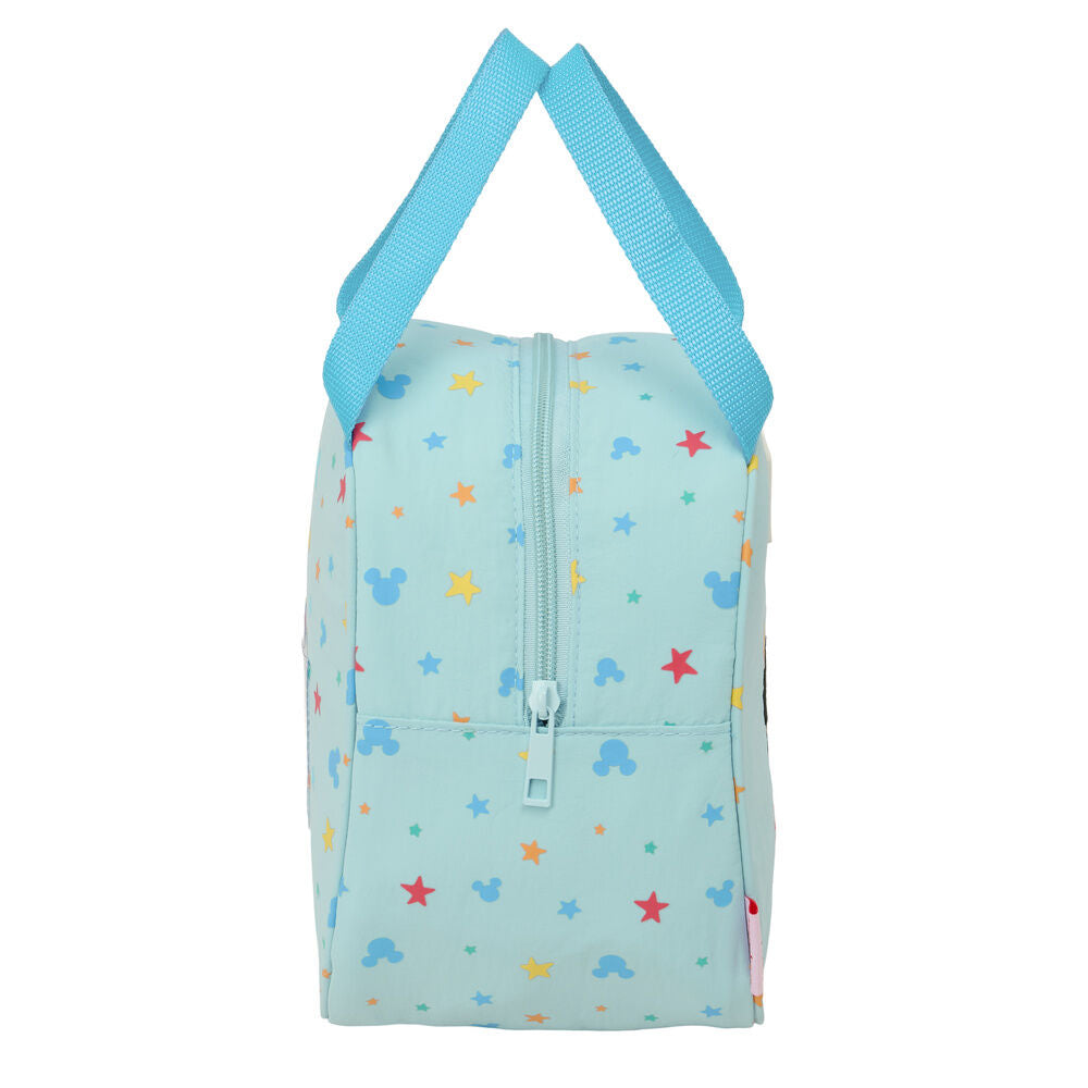 Bolsa portameriendas térmica azul Baby Mickey con estampado de estrellas - 3