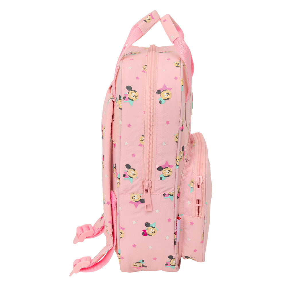 Mochila rosa Baby Minnie Disney con bolsillo frontal - 3