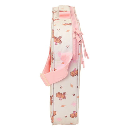 Cartera extraescolar Capibara SAFTA rosa con bandolera ajustable - 3