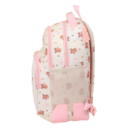 Mochila SAFTA Capibara rosa con estampado de capibaras - 3