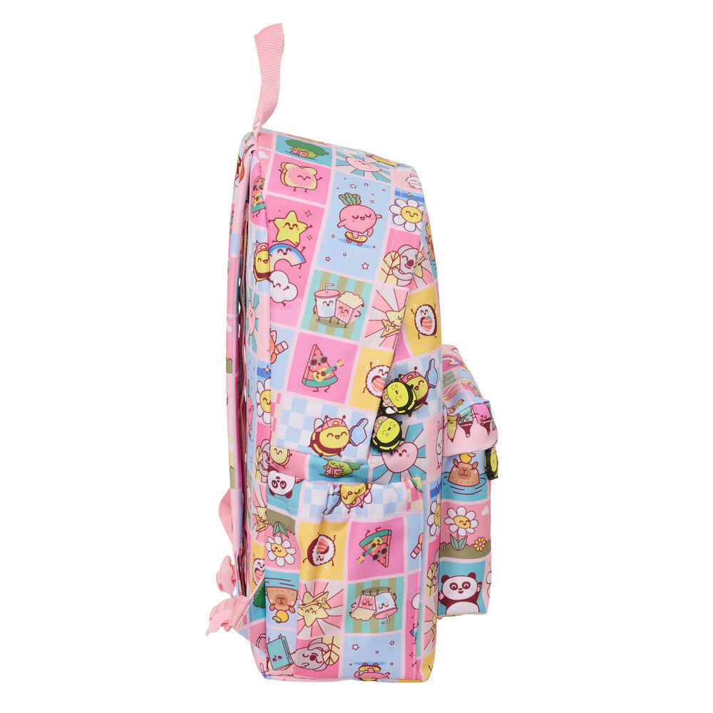 Mochila SAFTA Mr. Wonderful Comic con estampado colorido - 3