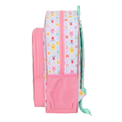 Mochila rosa de Gabby's Dollhouse con Gabby y sus personajes - 3