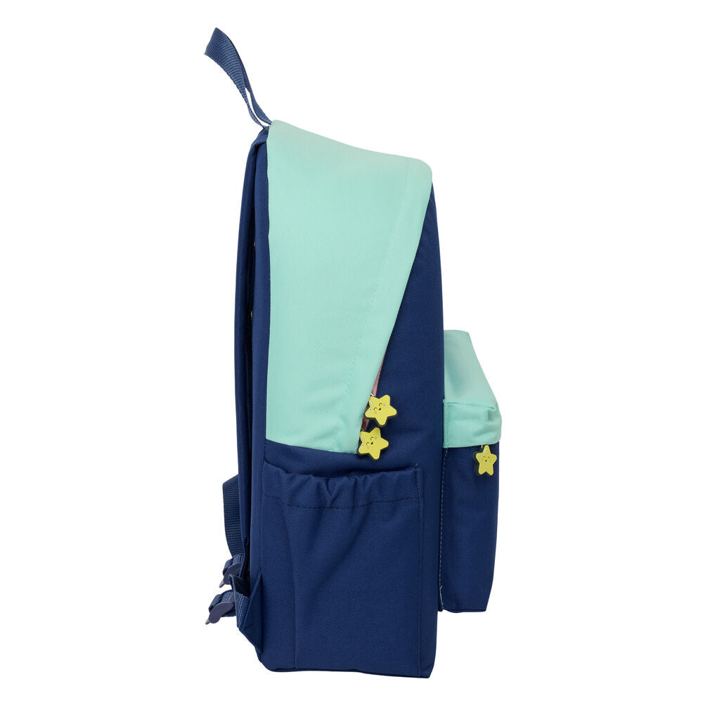 Mochila Mr. Wonderful Estrella azul marino y verde menta - 3
