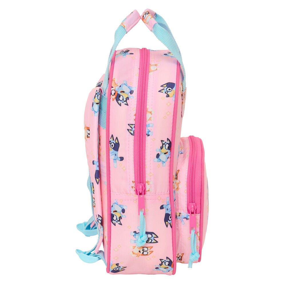 Mochila rosa Dance de Bluey y Bingo con bolsillo frontal - 3