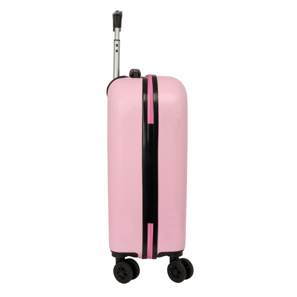 Maleta trolley rosa Snoopy con ruedas y asa telescópica - 4