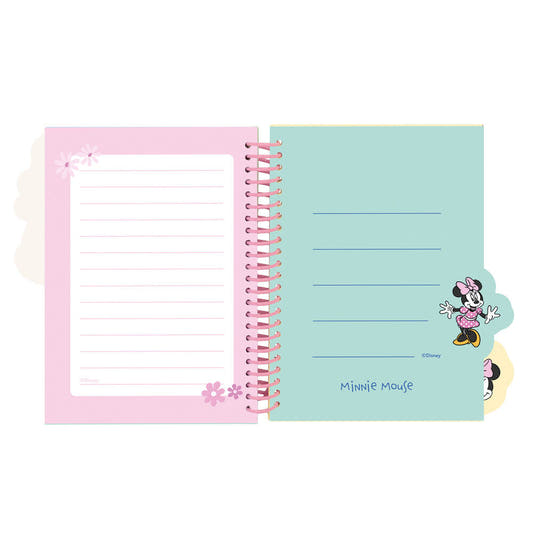 Cuaderno A5 rosa de Minnie Mouse Disney con espiral - 3