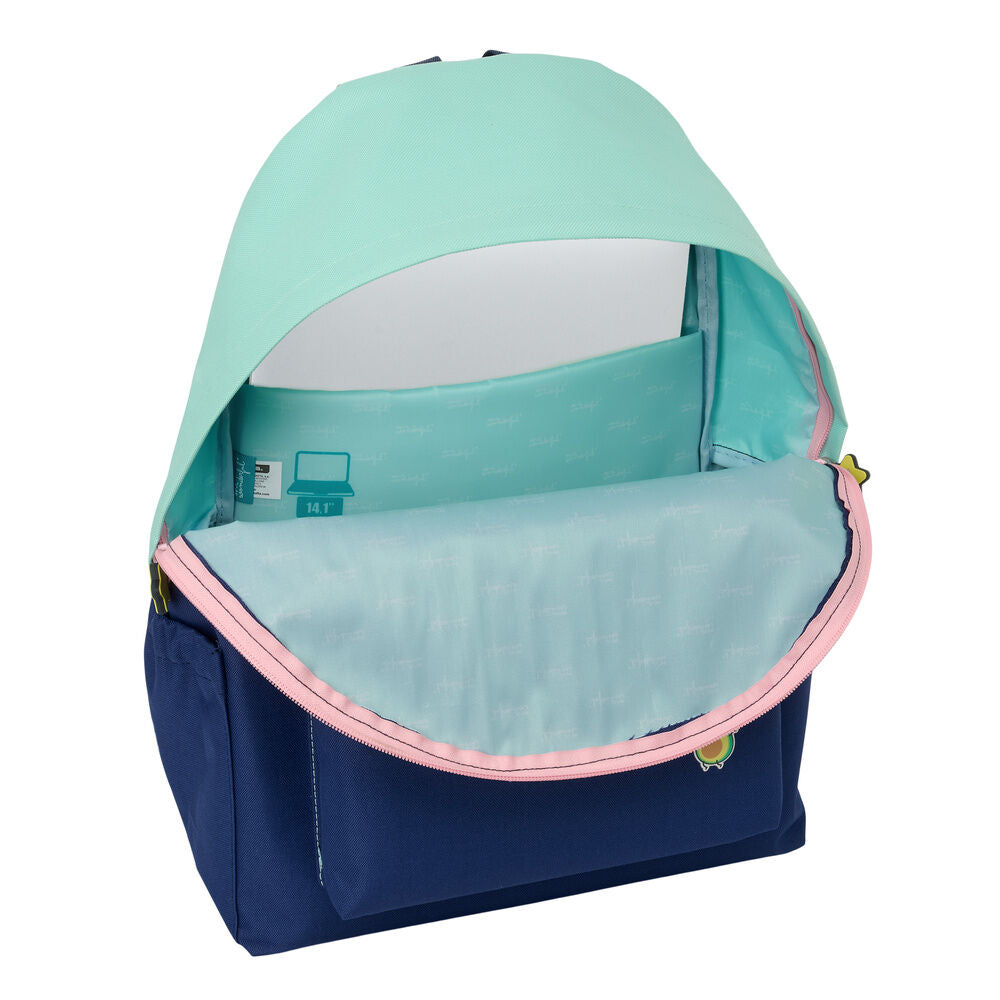 Mochila Mr. Wonderful Estrella azul marino y verde menta - 4