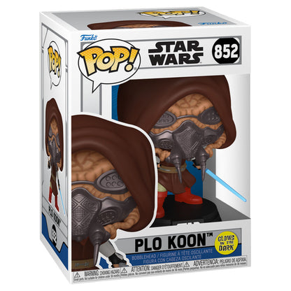 Figura Funko POP! de Plo Koon con sable azul y base Star Wars - 2