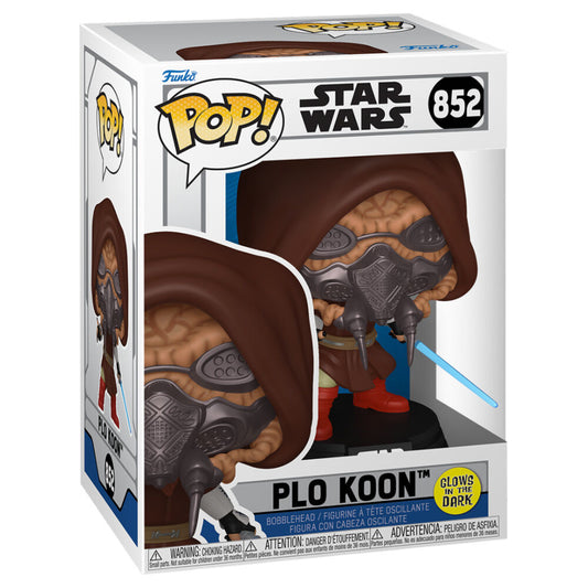 Figura Funko POP! de Plo Koon con sable azul y base Star Wars - 2