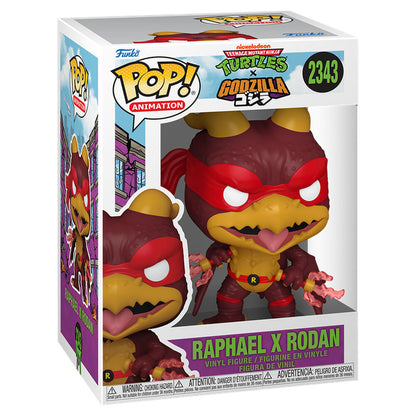 Figura Funko POP Raphael X Rodan de Tortugas Ninja y Godzilla - 2