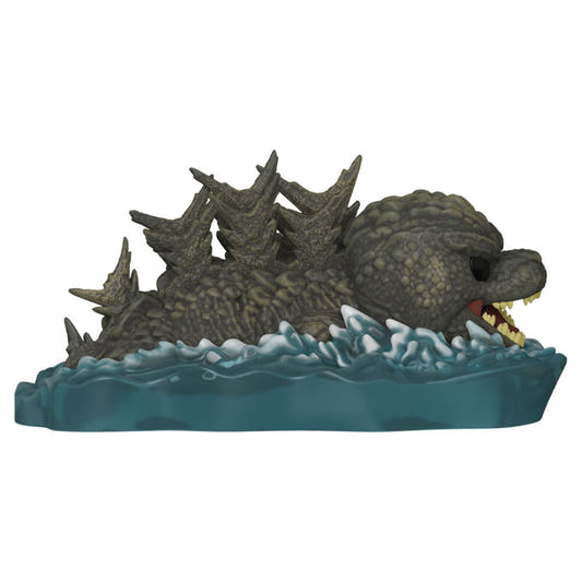 Figura Funko POP! Deluxe de Godzilla emergiendo entre olas