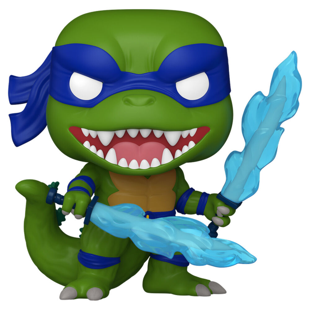 Figura Funko POP! Leonardo x Godzilla con antifaz azul y armas azules