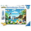 Puzzle Pokémon XXL de 200 piezas Ravensburger con escena tropical