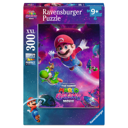 Puzzle Ravensburger XXL de Super Mario Galaxy Movie con Mario y Yoshi en el espacio