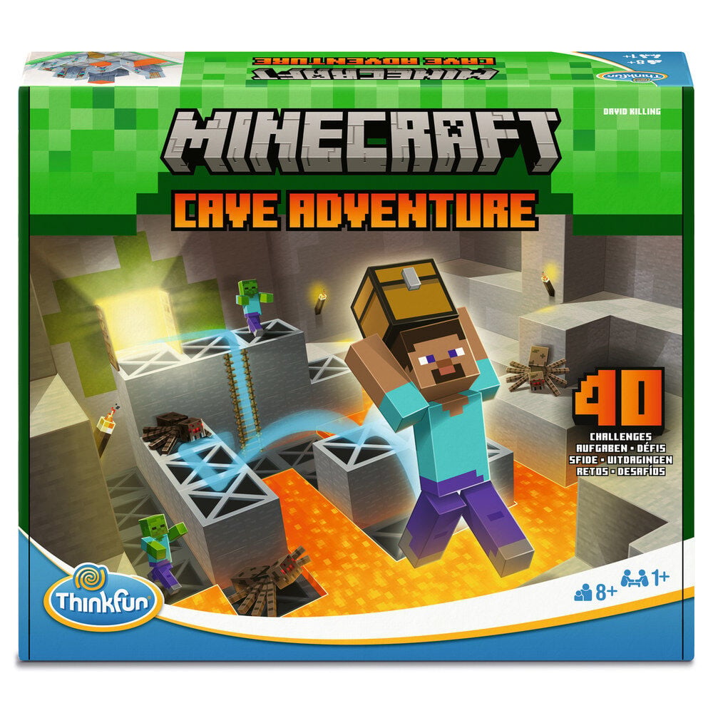 Caja del juego Minecraft Cave Adventure con 40 desafíos
