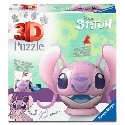 Puzzle Ball 3D de Stitch y Angel Disney de Ravensburger