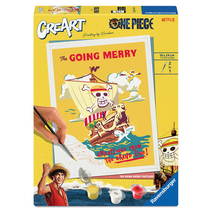 Kit CreArt One Piece con ilustración del Going Merry