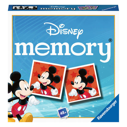 Caja del juego Disney Memory Pocket de Ravensburger con Mickey Mouse