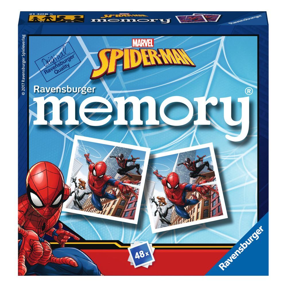 Caja del juego Memory Pocket Spider-Man Marvel de Ravensburger